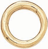 18KY CAST RING FOR TOGGLE BAR 1/2