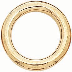 18KY CAST HEAVY RING FOR TOGGLE BAR 3/4