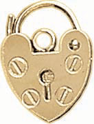 S.S. HRT SHAPE CLASP 11mm