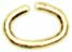 G.F. OVAL JUMP RING 5.2x3.5mm .025