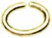 G.F. OVAL JUMP RING 6.4x4.5mm .030