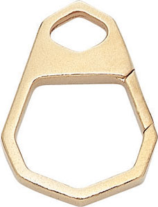 18KY FANCY KEY RING
