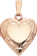 14KY HEART LOCKET