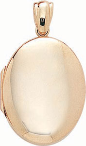 14KW SHINY XHEAVY OVAL LKT 25x19mm