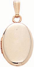 G.F. SHINY OVAL LKT 15x9mm