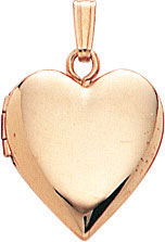 G.F. SHINY HRT LOCKET 11.5mm