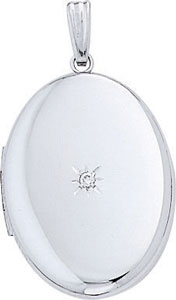 14KW OVAL LKT W/DIA