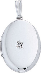 14KW OVAL LKT W/DIA 21x16mm