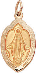 S.S. OVAL MIRACULOUS MEDAL 5/8