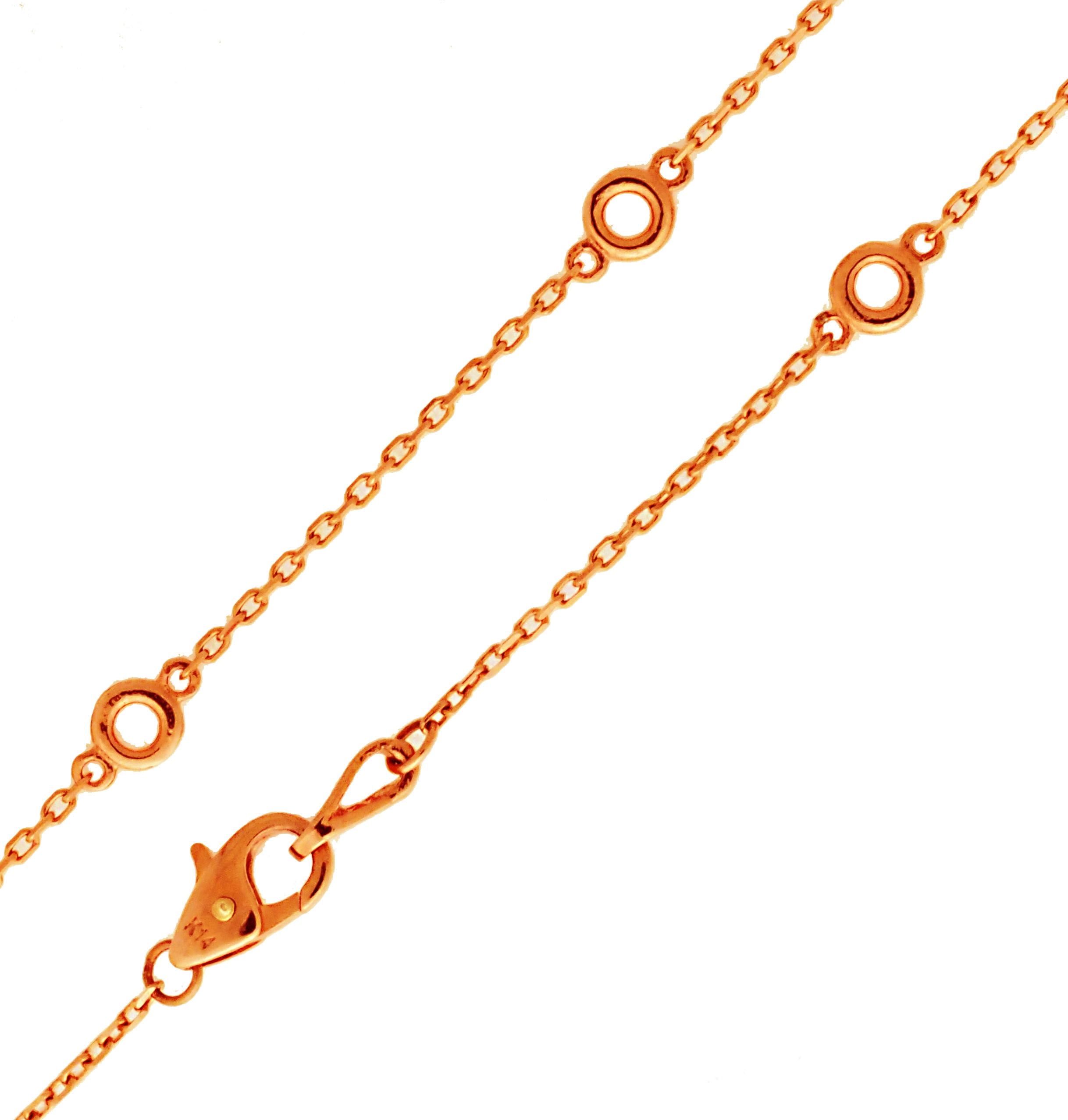 14K PINK DIAMONDS BY THE YARD 11/.03 16