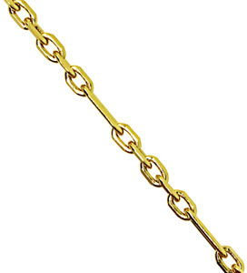 14KY 3 RD 1 LONG OVAL LINK CHAIN 1.9mm