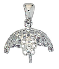 14KW CAST FILIGREE CAP 13mm W/10 DIA .0075