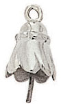 PLAT CAST FANCY PEARL CAP W/PEG