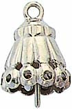 PLAT CAST FANCY PEARL CAP 8.25mm W/PEG