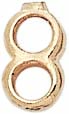 18KY DOUBLE RING 3mm
