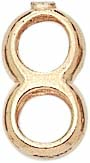 18KY DOUBLE RING 5mm