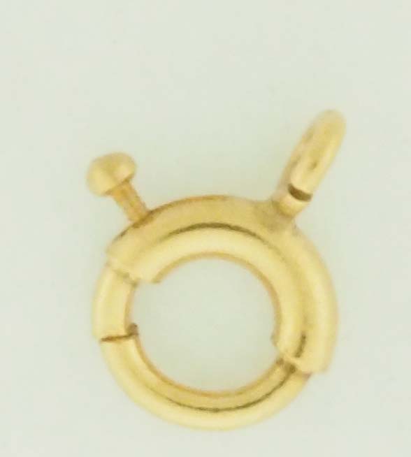 14KY SOLID BAR SPRING RING 4.5mm