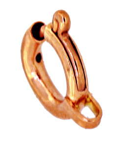 18K PINK MED WT SPRING RING 5mm