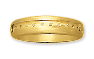 14KY CHANNELED WDG BAND 15/.01