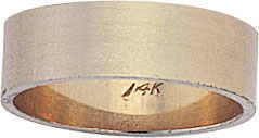 18KW FLAT WDG BAND 6mm SZ 10