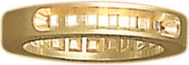 14KY PRT AZRD CHNLD & DRLD 7/2mm SQ SZ 5
