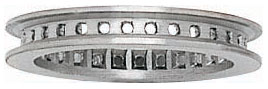 PLAT AZRD CHNLD&DRLD 30//2mm SQ SZ 6