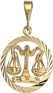 14KY ZODIAC LIBRA 09/24 10/23