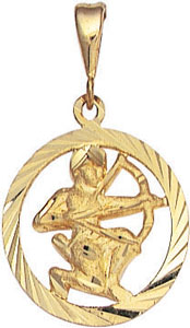14KY ZODIAC SAGITTARIUS 11/23 TO 12/21
