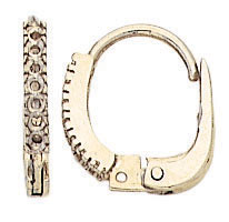 14KW LEVER BACK EARRING FOR 7/.005 DIAS.